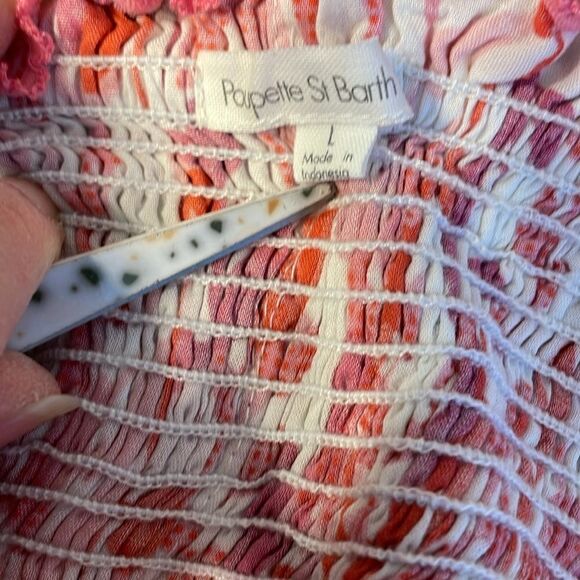 Poupette St Barth Halter Midi Dress L - Picture 6 of 8